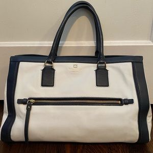 Navy & White Kate Spade Bag